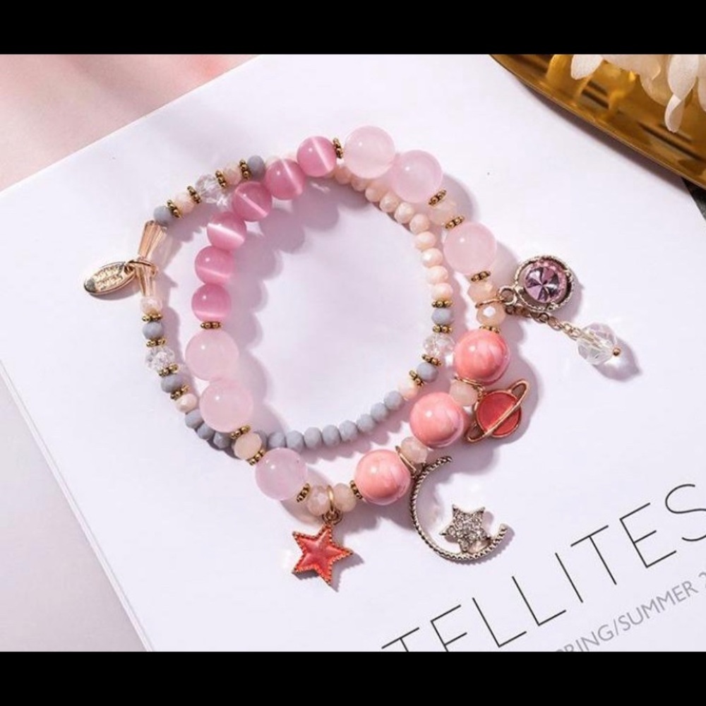 Moon beads bracelets